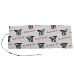 Slam Dunk Baskelball Baskets Roll Up Canvas Pencil Holder (s) by mccallacoulturesports