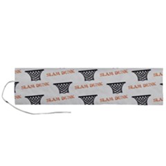 Slam Dunk Baskelball Baskets Roll Up Canvas Pencil Holder (l) by mccallacoulturesports