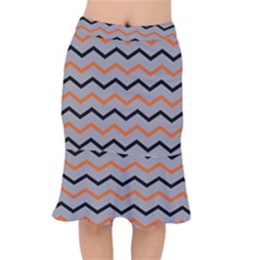 Basketball Thin Chevron Short Mermaid Skirt by mccallacoulturesports