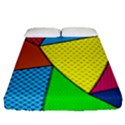 abstract print Fitted Sheet (Queen Size) View1
