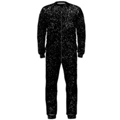 Elegant Black And White Design Onepiece Jumpsuit (men)  by yoursparklingshop