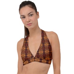 Ab 128 Halter Plunge Bikini Top by ArtworkByPatrick