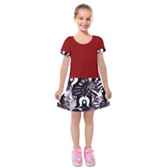 Ljp Kids  Short Sleeve Velvet Dress by Ladyjpstyles07
