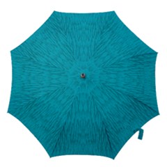 Festive Rainbow, Season To Wear Blue Hook Handle Umbrellas (large) by pepitasart