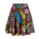 TROPICAL PRINT  High Waist Skirt View1