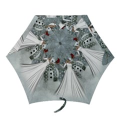 The Wonderful Winter Time Mini Folding Umbrellas by FantasyWorld7