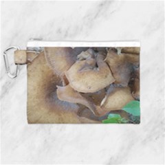Close Up Mushroom Abstract Canvas Cosmetic Bag (medium) by Fractalsandkaleidoscopes