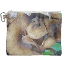 Close Up Mushroom Abstract Canvas Cosmetic Bag (xxxl) by Fractalsandkaleidoscopes