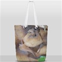 Close Up Mushroom Abstract Full Print Rope Handle Tote (Small) View2
