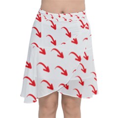 Create Your Own Custom Online Full Print Blank Template Chiffon Wrap Front Skirt by startdesign