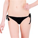 Pattern Abstrait Blanc/Noir Bikini Bottom View1