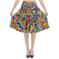 Ab 144 1 Flared Midi Skirt by ArtworkByPatrick