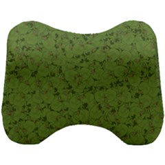 Groyper Pepe The Frog Original Meme Funny Kekistan Green Pattern Head Support Cushion by snek