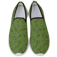 Groyper Pepe The Frog Original Meme Funny Kekistan Green Pattern Men s Slip On Sneakers by snek