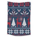 Knitted Christmas Pattern Large Tapestry View1