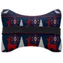 Knitted Christmas Pattern Seat Head Rest Cushion View2