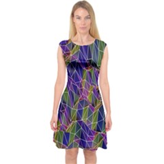 Ab 162 Capsleeve Midi Dress by ArtworkByPatrick