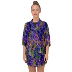 Ab 162 Half Sleeve Chiffon Kimono by ArtworkByPatrick