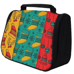 Hand Drawn Christmas Pattern Collection Pattern Full Print Travel Pouch (big) by Vaneshart