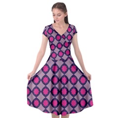 Df Blizzee City Cap Sleeve Wrap Front Dress by deformigo