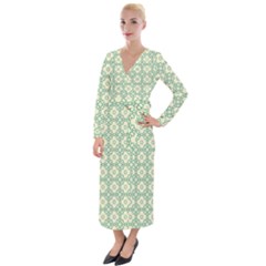 Df Codenoors Zimber Velvet Maxi Wrap Dress by deformigo