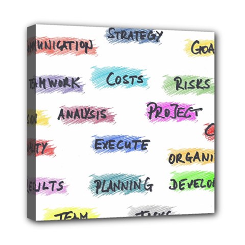 Strategy Communication Mini Canvas 8  X 8  (stretched) by HermanTelo