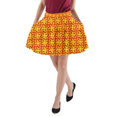 Rby-b-7-5 A-line Pocket Skirt by ArtworkByPatrick