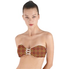 Rby-b-7-6 Twist Bandeau Bikini Top by ArtworkByPatrick