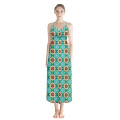 Df Stephania Melins Button Up Chiffon Maxi Dress by deformigo