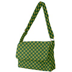 Df Green Domino Full Print Messenger Bag (l) by deformigo