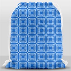 Df Blue Woollister Drawstring Bag (large) by deformigo