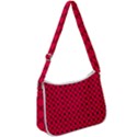 DF Magenta Legend Zip Up Shoulder Bag View1