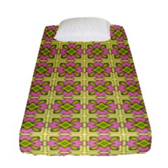 Df Blootomy Fitted Sheet (single Size) by deformigo