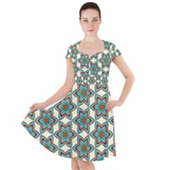 Df Tomomi Nao Cap Sleeve Midi Dress by deformigo
