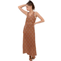 Df Jaitana V-neck Chiffon Maxi Dress by deformigo