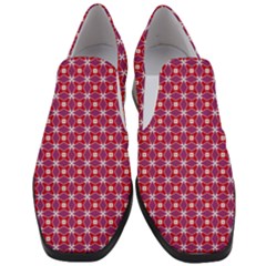 Df Magenta Rumor Women Slip On Heel Loafers by deformigo