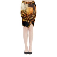 Christmas Tree  1 1 Midi Wrap Pencil Skirt by bestdesignintheworld