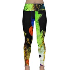 I Wonder 1 Lightweight Velour Classic Yoga Leggings by bestdesignintheworld