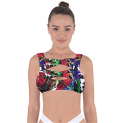 Lillies In The Terracotta Vase 3 Bandaged Up Bikini Top by bestdesignintheworld