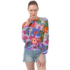Realistic Banded Bottom Chiffon Top by fabqa