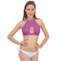 DF Calliandra Cross Front Halter Bikini Top View1