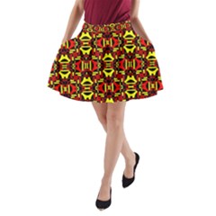 Rby-c-1-6 A-line Pocket Skirt by ArtworkByPatrick