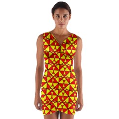 Rby-c-2-3 Wrap Front Bodycon Dress by ArtworkByPatrick