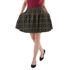 Sikanni A-line Pocket Skirt by deformigo