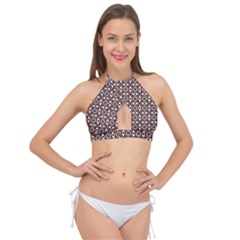 Castara Cross Front Halter Bikini Top by deformigo