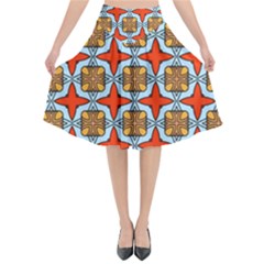 Ascain Flared Midi Skirt by deformigo
