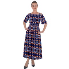 Lakatamia Shoulder Straps Boho Maxi Dress  by deformigo