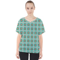 Waitomo V-neck Dolman Drape Top by deformigo