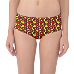 Rby-c-4-2 Mid-waist Bikini Bottoms by ArtworkByPatrick