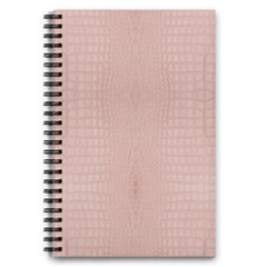 Pink Alligator Print 5 5  X 8 5  Notebook by LoolyElzayat